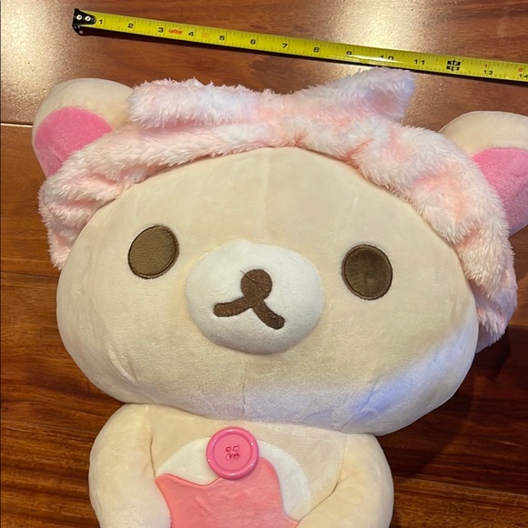 Adorable Pink and Cream Rilakkuma Plush Toy Round 1 prize - Picture 5 of 5